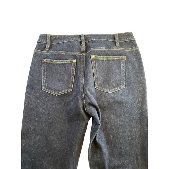 Belle by Kim Gravel‎ Flexibelle Petite Bootcut Denim Jeans 6P - Picture 5 of 12